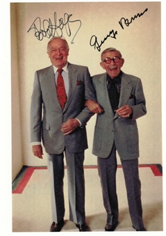 Bob Hope and George Burns Signed 8x10 Photo